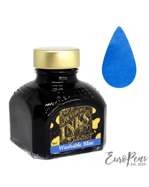 Diamine 80ml Bottled Ink - Washable Blue