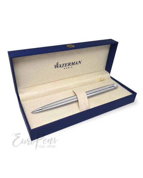 Waterman Hemisphere Ballpoint Pen - Stainless Steel With Chrome Trim