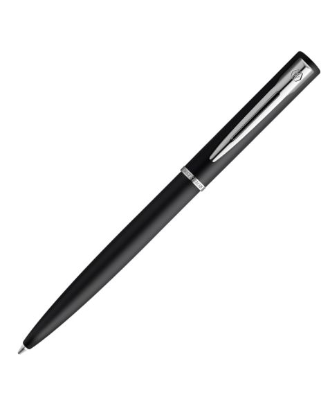 Waterman Allure Ballpoint Pen - Black with Chrome Trim