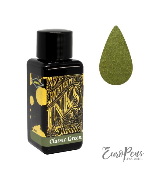 Diamine 30ml Bottled Ink - Classic Green