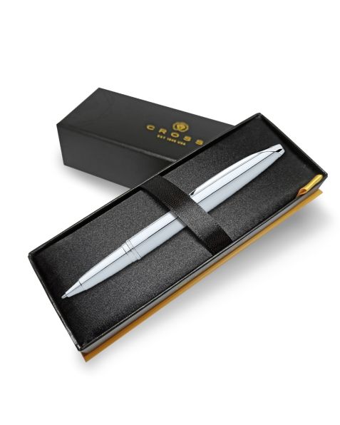 Cross ATX Rollerball Pen Pure Chrome with Chrome Plated Selectip