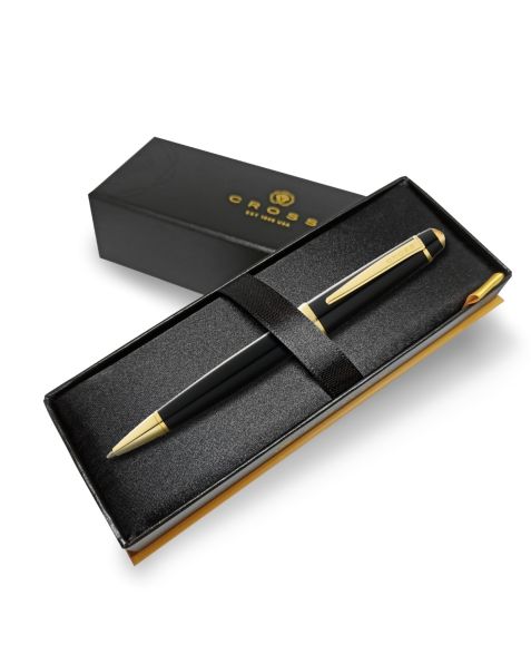 Cross Bailey Light Ballpoint Pen - Black with Gold Appointments  
