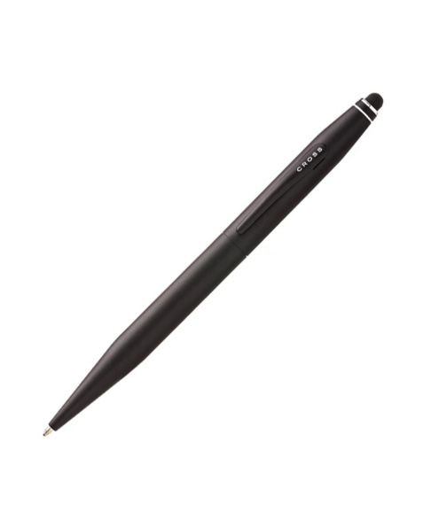 CROSS Tech2 Satin Black Ballpoint Pen With Stylus (AT0652-1) Giftboxed