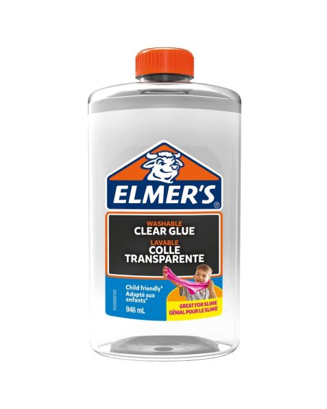 Elmers PVA Glue - Clear - Large 946ml  