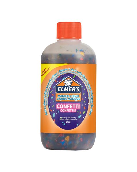 Elmer's Magical Liquid Slime Activator Solution - Confetti - 245ml 