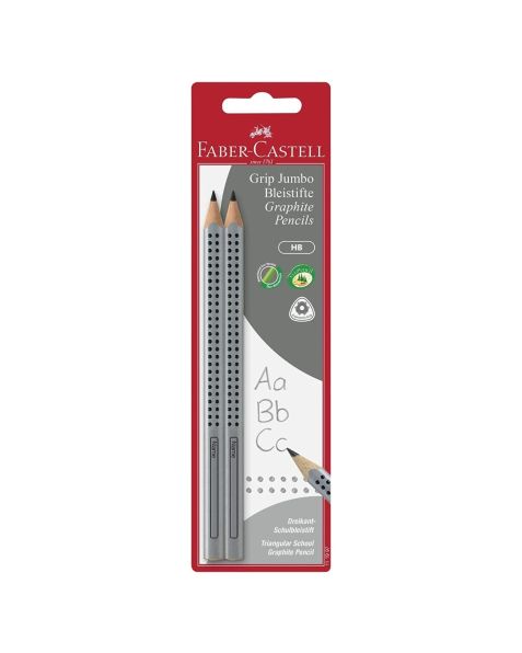 Faber-Castell Jumbo Grip Pencil X 2 HB 111992