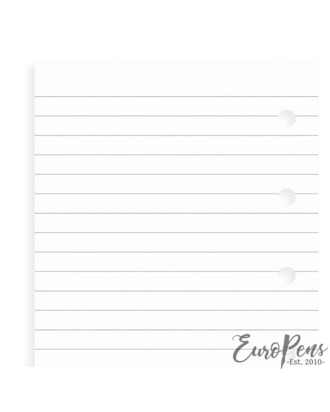 Filofax Mini White Ruled Notepaper