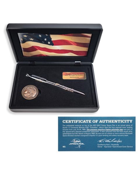 Fisher Space Pen Apollo 11 50th Anniversary Edition numbered  includes coin and Kapton Foil FAG7-50LE
