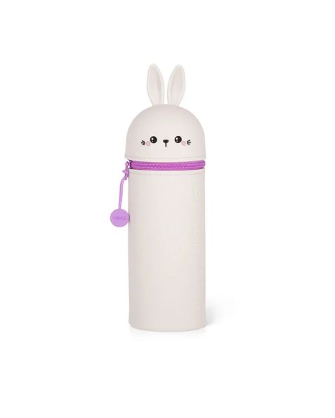 Legami 2 in 1 Soft Silicone Pencil Cases - Choose Design-Bunny Rabbit