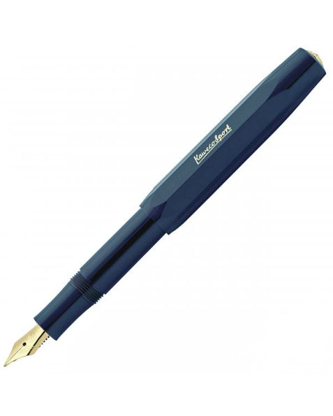 KAWECO Classic Sport Fountain Pen: Navy Blue