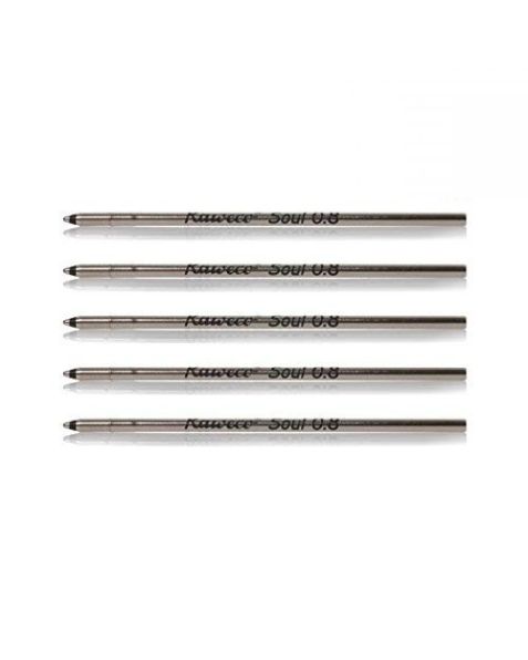 KAWECO D1 Ballpoint Pen Fine (0.8) Refills: Black