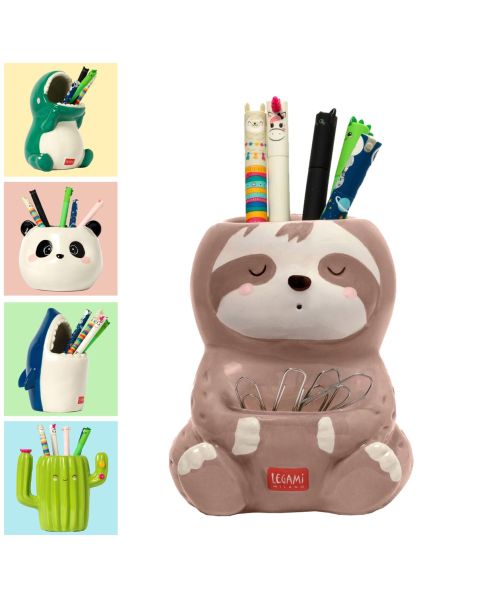 Legami Ceramic Fun Pen Holder Desk Friends - Choose Design