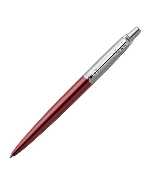 Parker Jotter Kensington Red Chrome Trim Ball Pen  loose - Blue refill