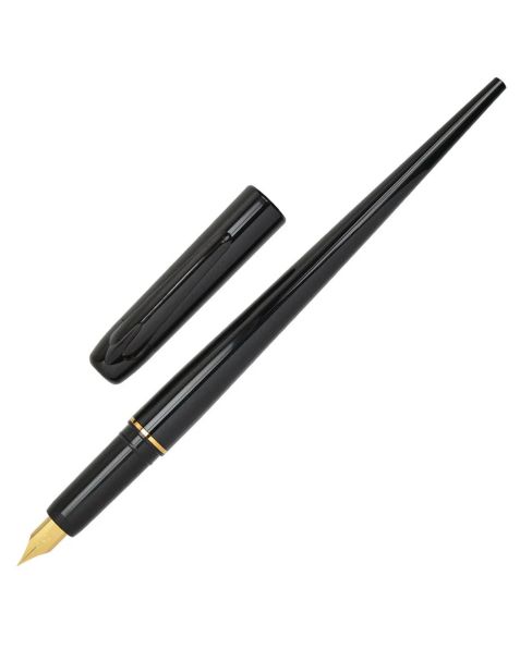 Platinum Desk Fountain Pen - Black - Extra Fine Nib