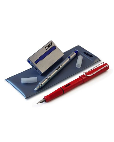 LAMY safari Fountain Pen School Kit - Red