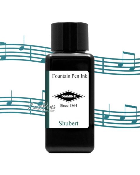 Diamine Music Collection Fountain Pen Bottled Ink - 30ml - Scubert