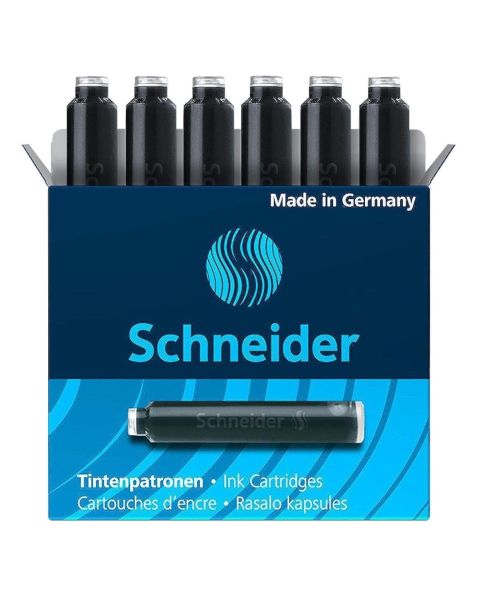 Schneider - In Cartridges - Box Of 6 Black - 6601