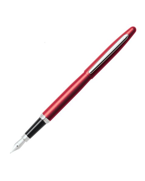 Sheaffer VFM Fountain Pen-Excessive Red-Medium (Stainless Steel)