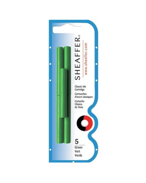 Sheaffer Classic Skrip Ink Cartridges - Green (96350) 