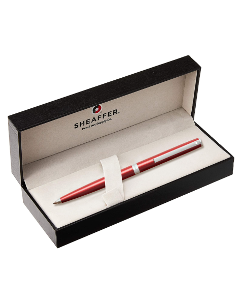 Sheaffer Sagaris Metallic Red Ballpoint Pen with Chrome Trim (Exclusive)