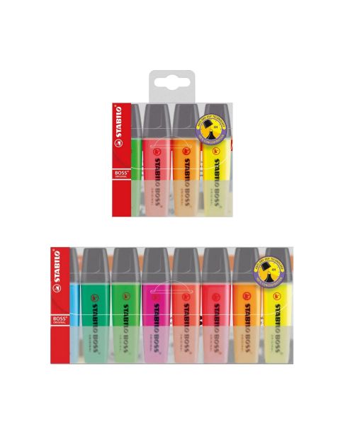 STABILO® Boss Highlighter Pens - Original x 4 & Original x 8