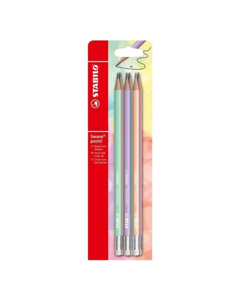 STABILO® Graphite Pastel - Assorted Colours - 6Pcs - Hb