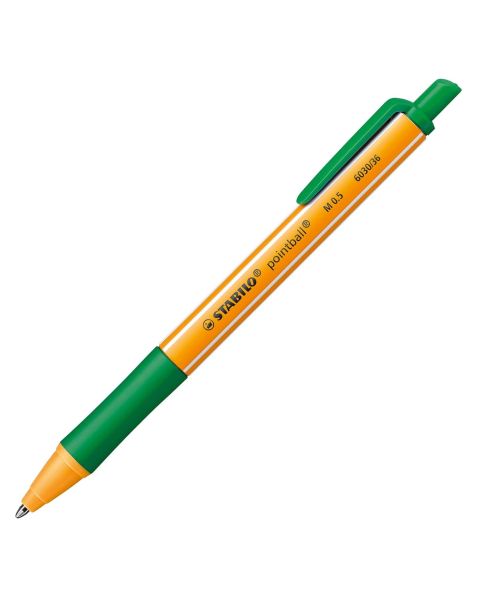STABILO Pointball Ballpoint Pen - Green - 0.5mm 