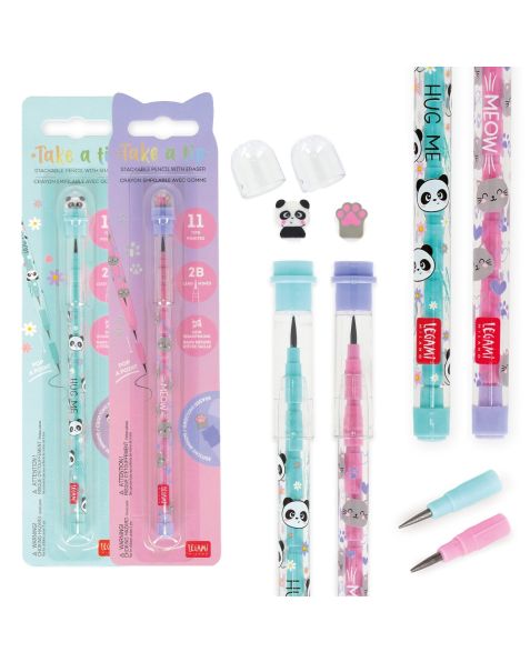 Legami Stackable Pencil - Take a Tip - Choose Design