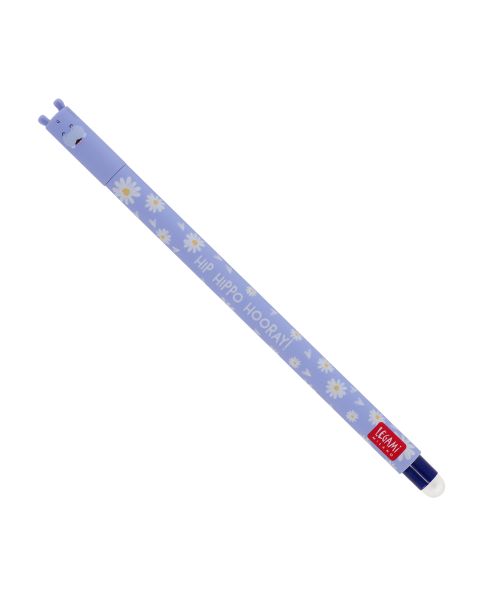 Legami Erasable Gel Pen - Hippo Blue Ink