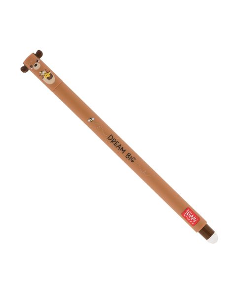Legami Pen - Honey / Teddy Bear - Red Ink