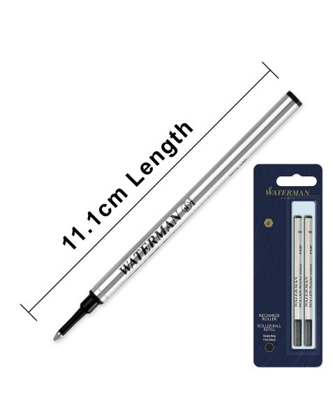 Waterman Rollerball Refills - Fine - Twin Pack