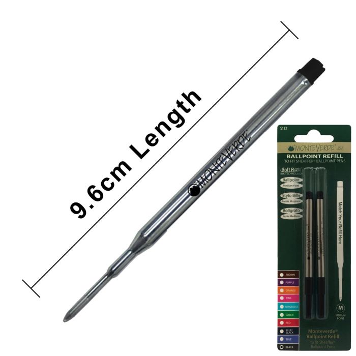 Monteverde S13 Soft Roll Refills for Sheaffer Ballpoint Pens 2
