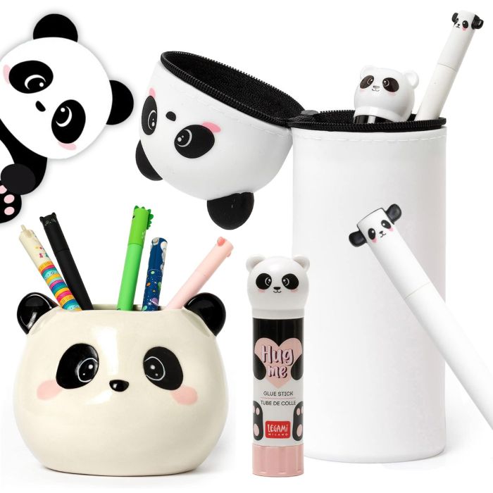 LEGAMI Erasable Gel Pen Panda Black 